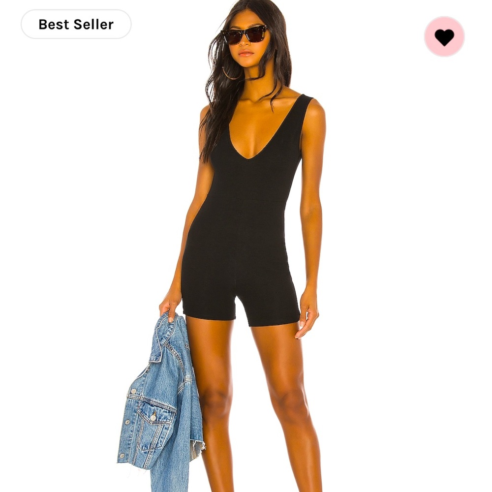 Lovers and friends black romper shorts